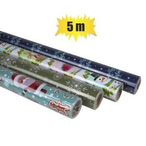 Xmas stationery gift wrap 5mx700mm