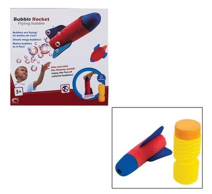 Bubble novelty rocket