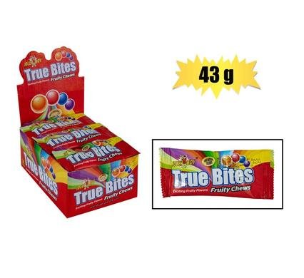 Sweet candy jo truebites fruit chew 43g